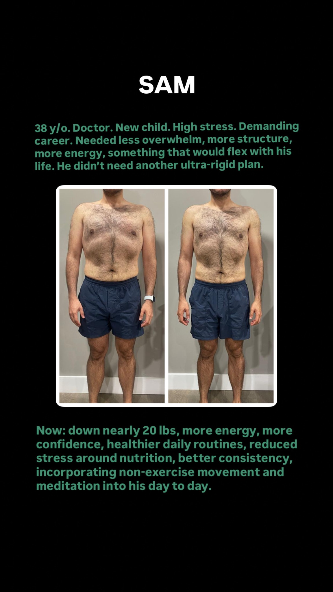 Client transformation from the Live Better Blueprint