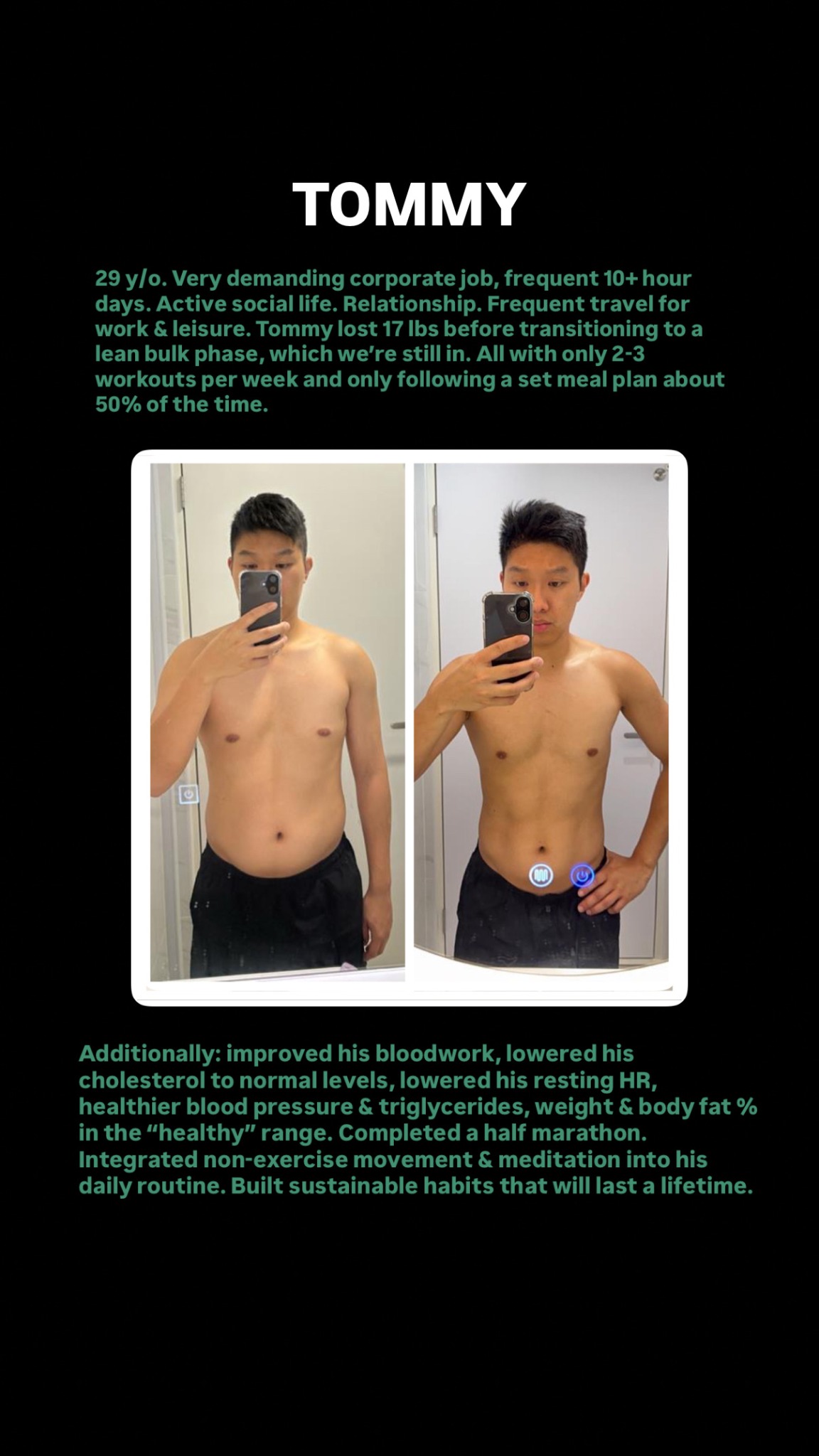 Client transformation from the Live Better Blueprint